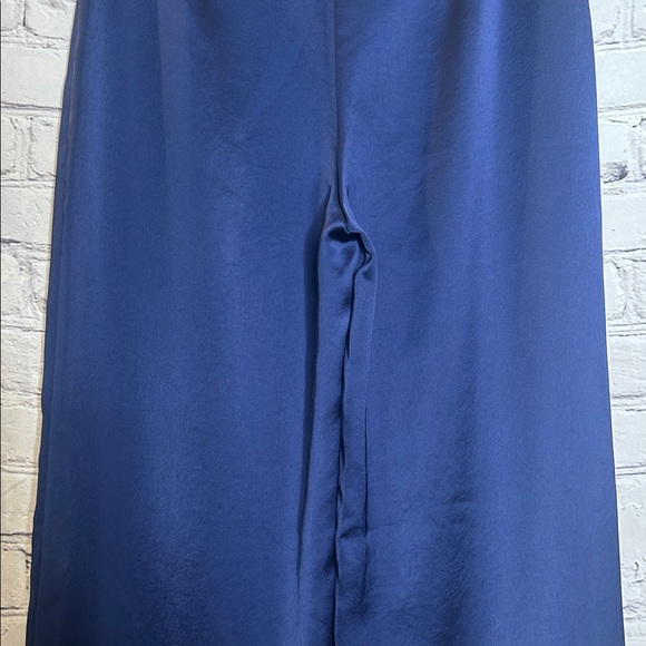 Trina Turk Blue Wide-Leg Pants Size 4 Excellent Condition - Picture 8 of 11